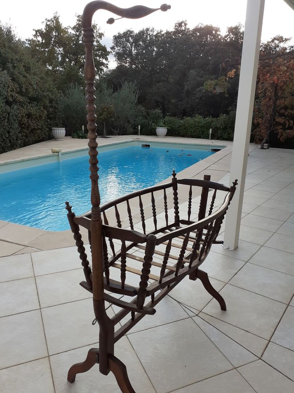 bercelonnette bois ancienne Mobilier enfants