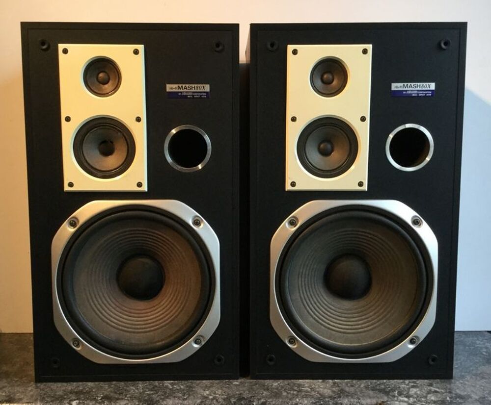Enceintes MASH 80 X - vintage Audio et hifi