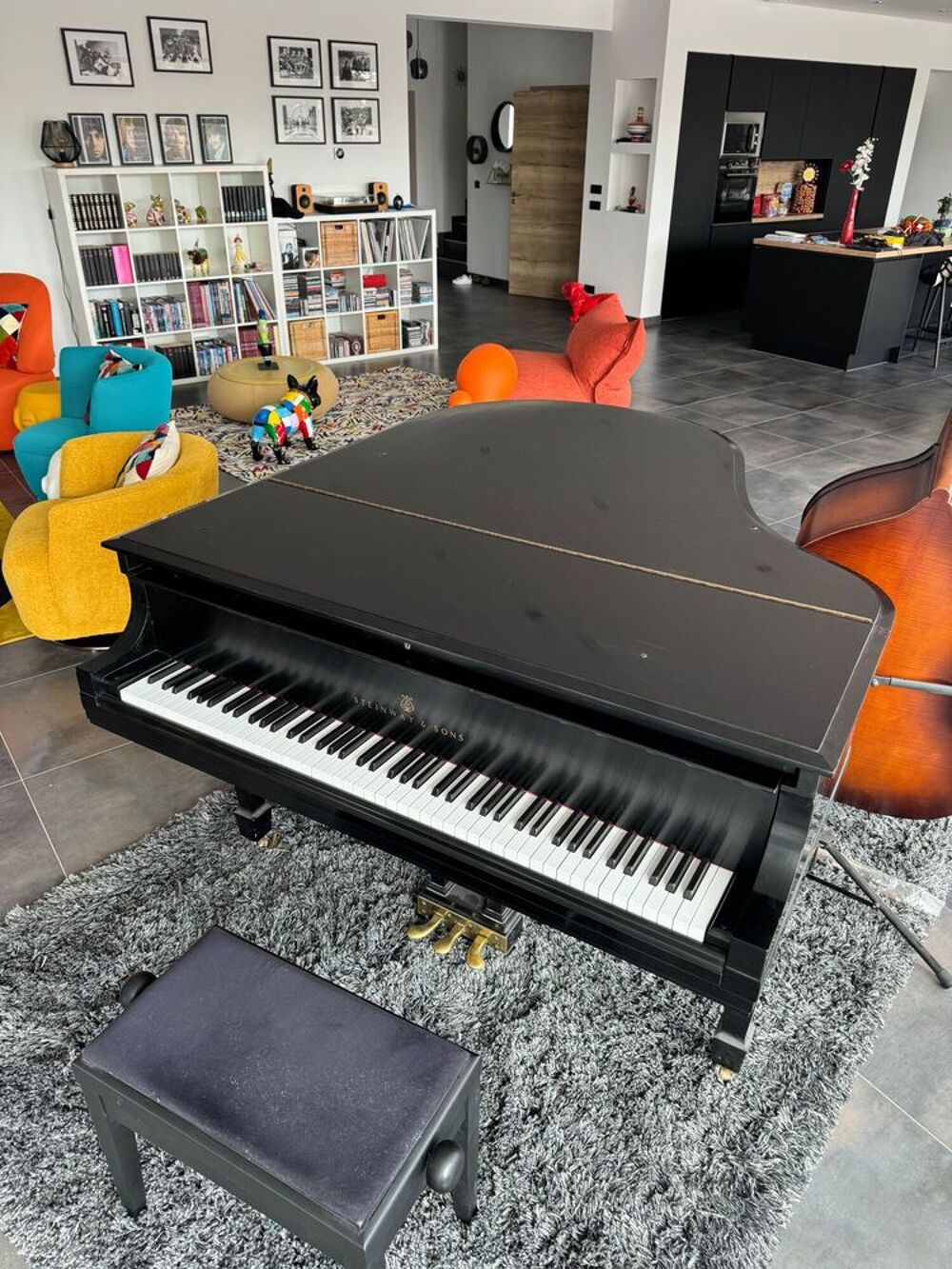 Piano Steinway &amp; Sons (Mod&egrave;le M) Instruments de musique