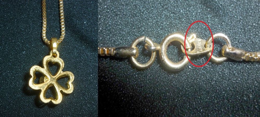 BIJOUX fantaisie collection DAMART : Lot de 3 colliers dor&eacute;s Bijoux et montres