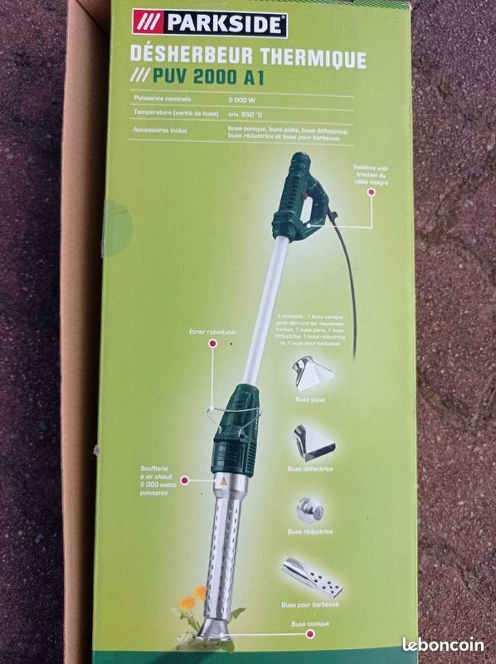 D&eacute;sherbeur parkside br&ucirc;leur Jardin