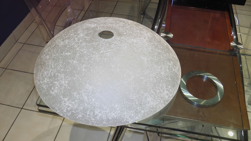 suspension : grand abat jour verre Décoration