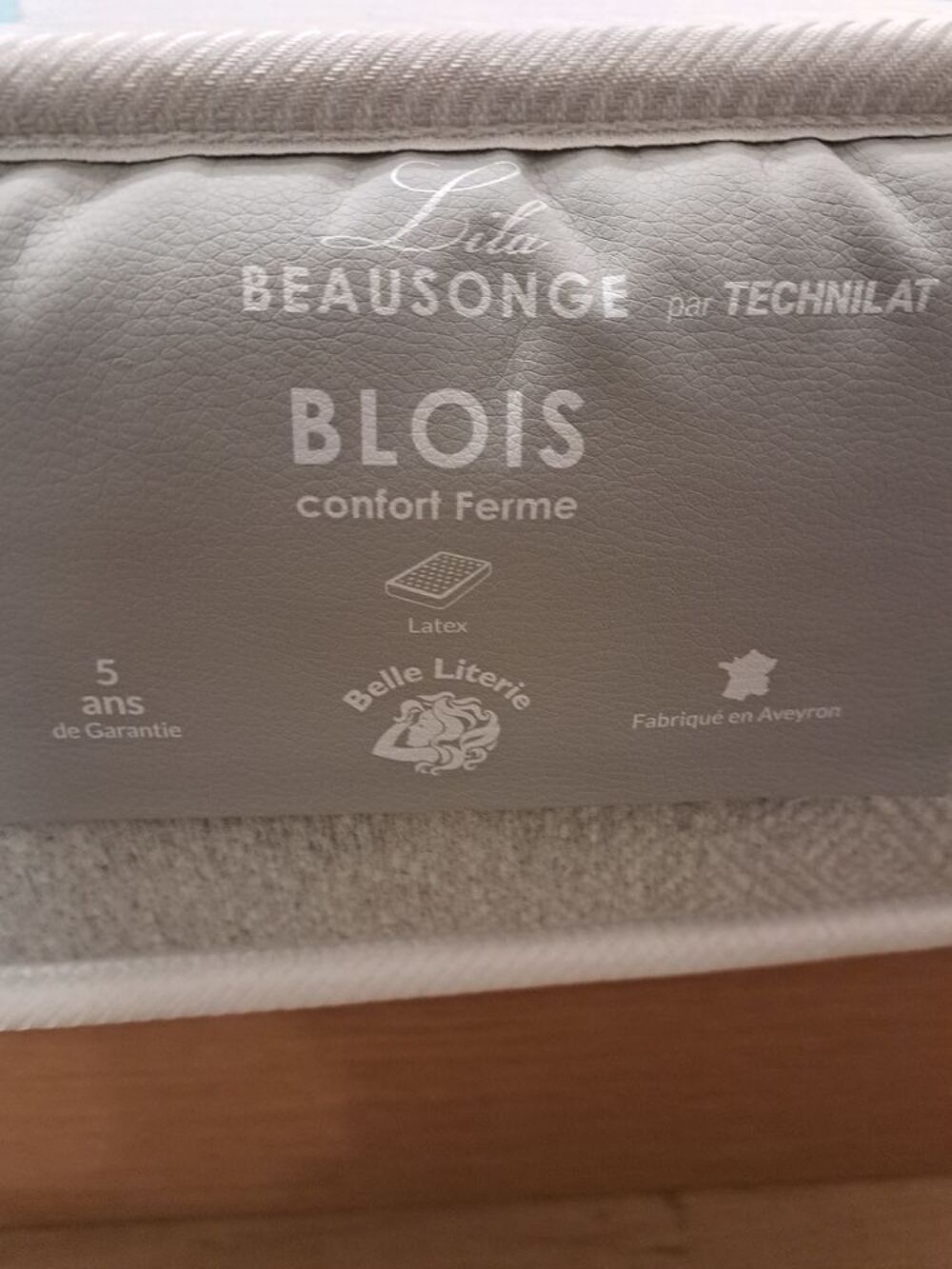 Matelas en Latex &quot;Blois&quot; 90x190 France literie Meubles