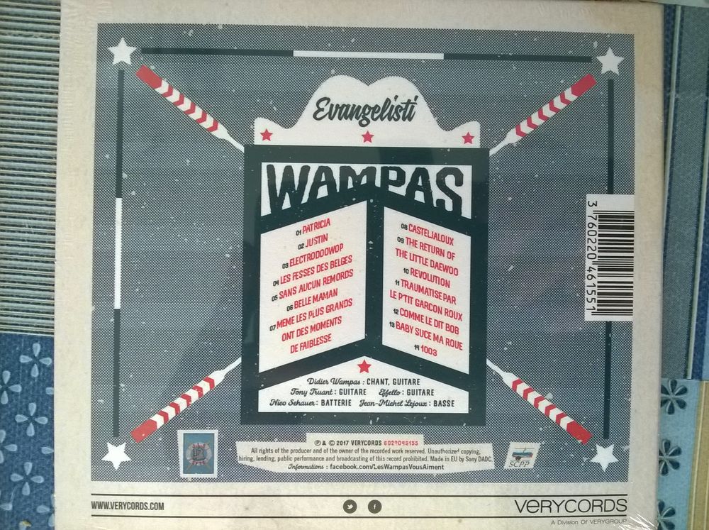 Album CD Les Wampas Evang&eacute;listi CD et vinyles