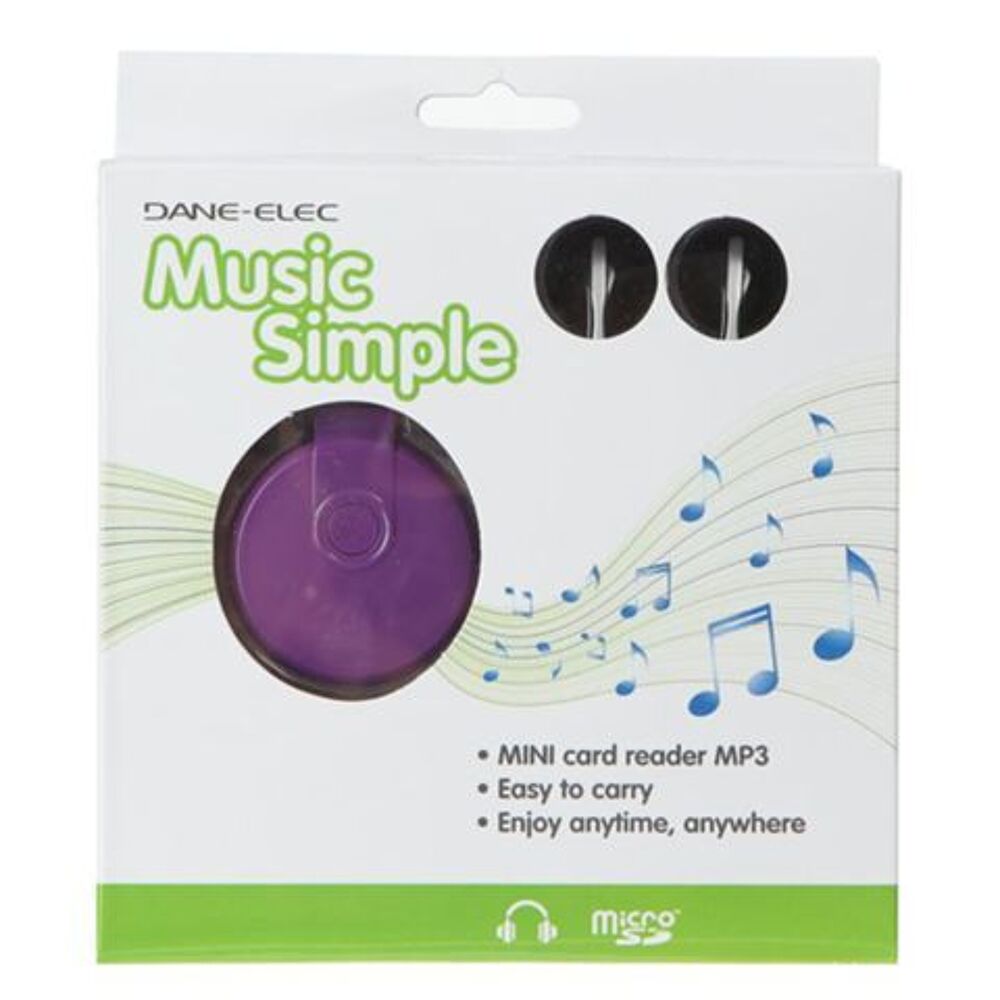 DANE-ELEC Lecteur MP3 violet Audio et hifi