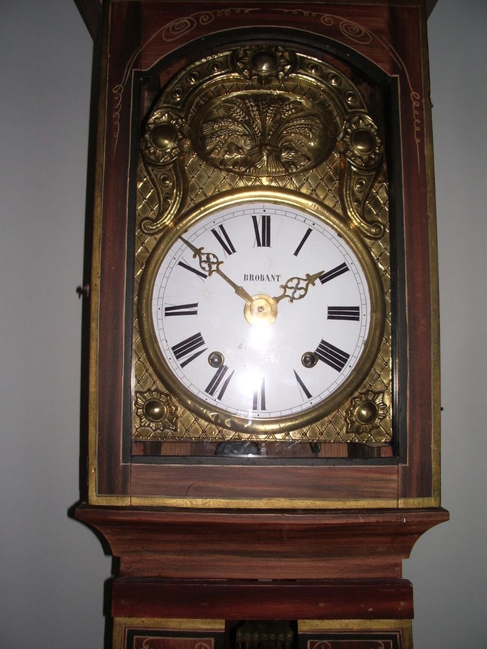 horloge comtoise ancienne, Décoration