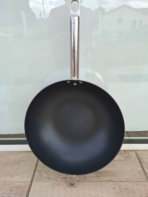 WOK DIAM. 32 CM ACIER INOXYDABLE 15 Bellac (87)