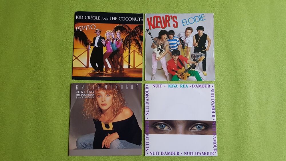 LES 45T PHOTO 12 CD et vinyles
