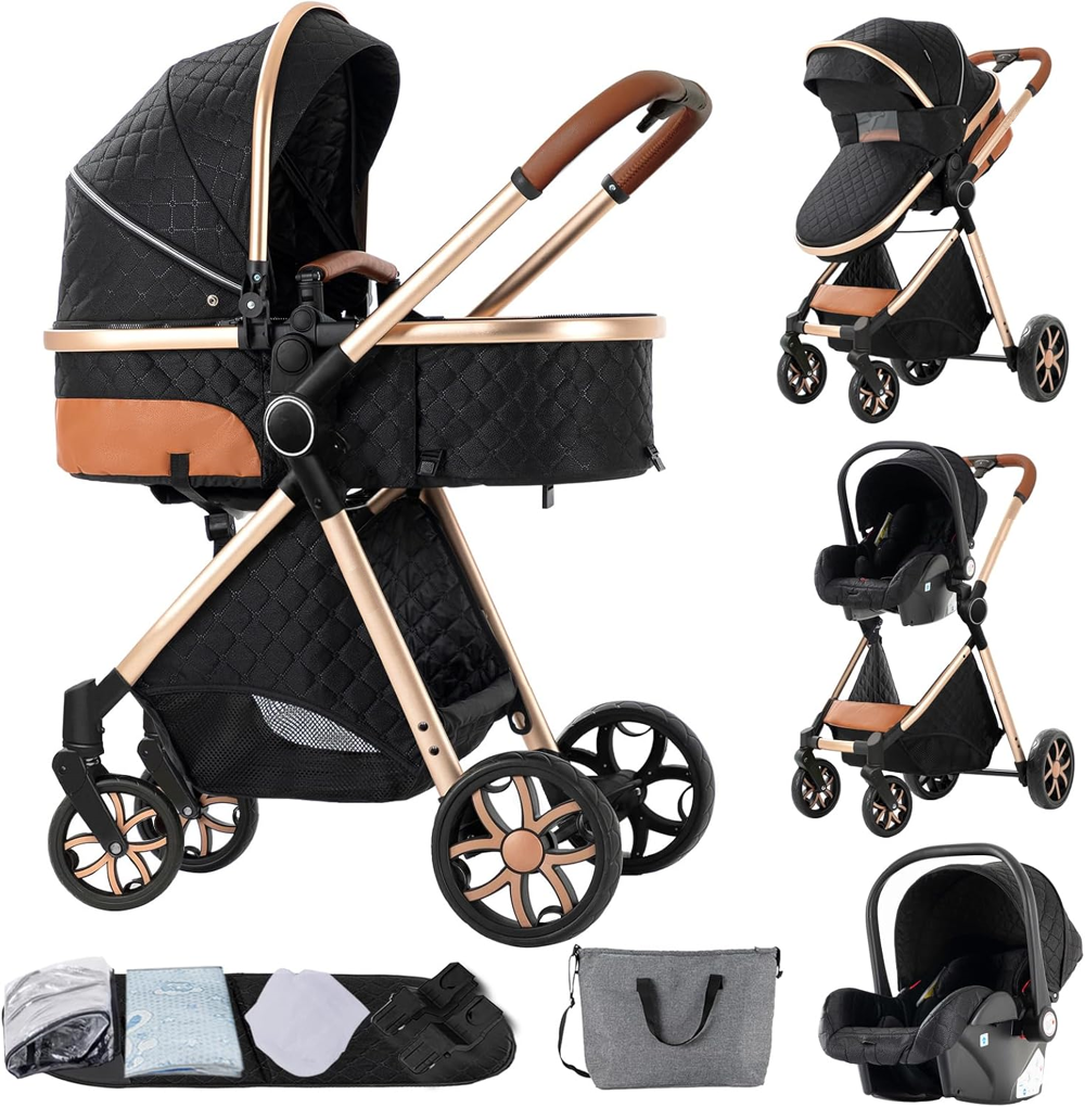 Belle poussette royale 3 en 1 NEUVE dans son carton Puriculture