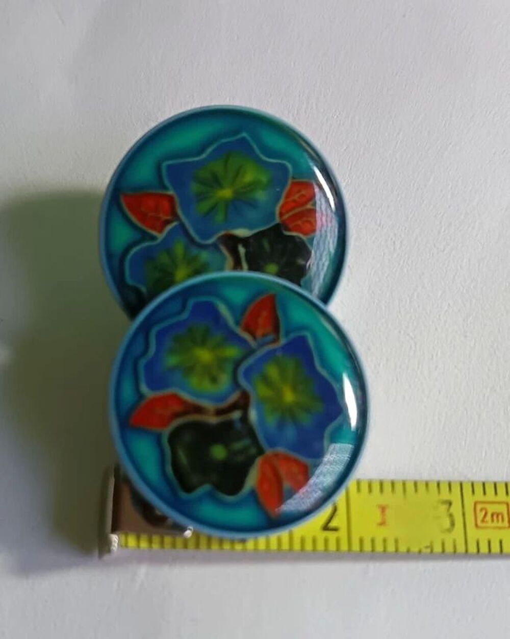 Lot de 9 Boutons Bijoux "Bleu Abysse" N&deg;28 