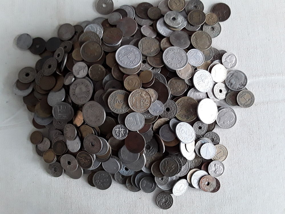  BON lot de 4,4 kg monnaies anciennes
