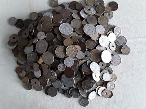  BON  lot de  4,4 kg monnaies anciennes
45 Mauzé-sur-le-Mignon (79)