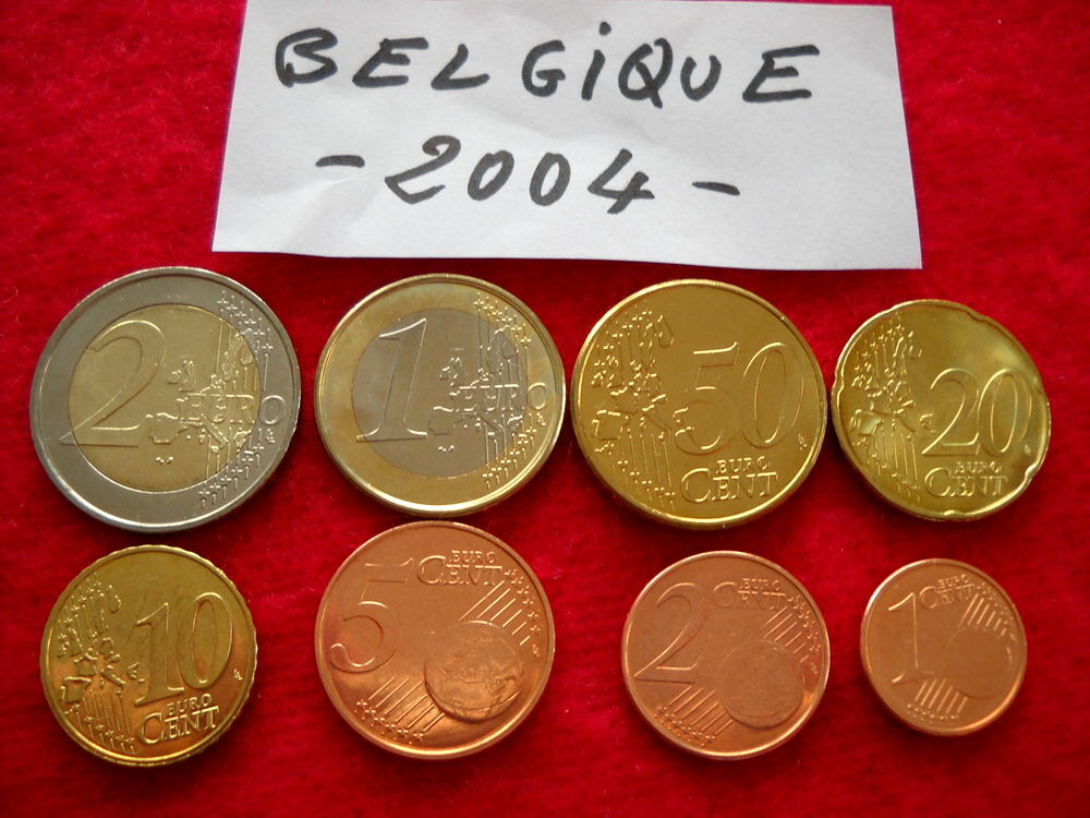 Monnaie pi&egrave;ces euros : BELGIQUE / 2004
12  