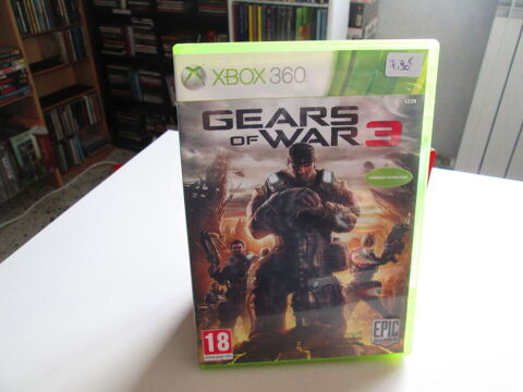 JEU XBOX 360 GEARS OF WAR 3 BON ETAT + LIVRET 8 Châteaurenard (13)