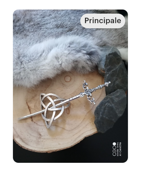 Broche Viking noeud celtique 
Neuf sous emballage plastique  30 Metz (57)