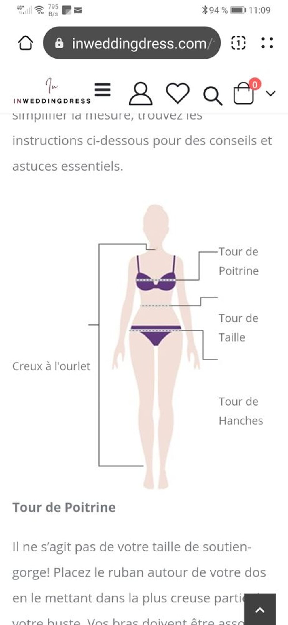 Robe de mari&eacute;e avec son jupon Vêtements