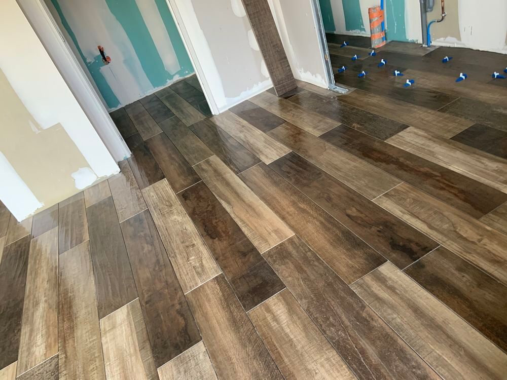Carrelage imitation parquet Bricolage