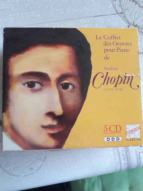Coffret 5 CDs Oeuvres pour piano de Frédéric CHOPIN NEUF 10 Vitry-sur-Seine (94)