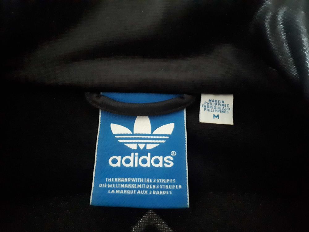 Veste Adidas &agrave; capuche noir et dor&eacute;e M Vêtements
