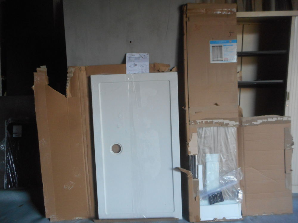 Receveur de douche 1m40 une paroi nf douche et plan faire px Bricolage