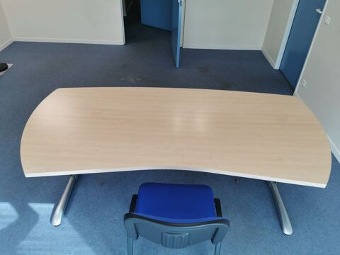 Bureau droit beige 60 Morlas (64)