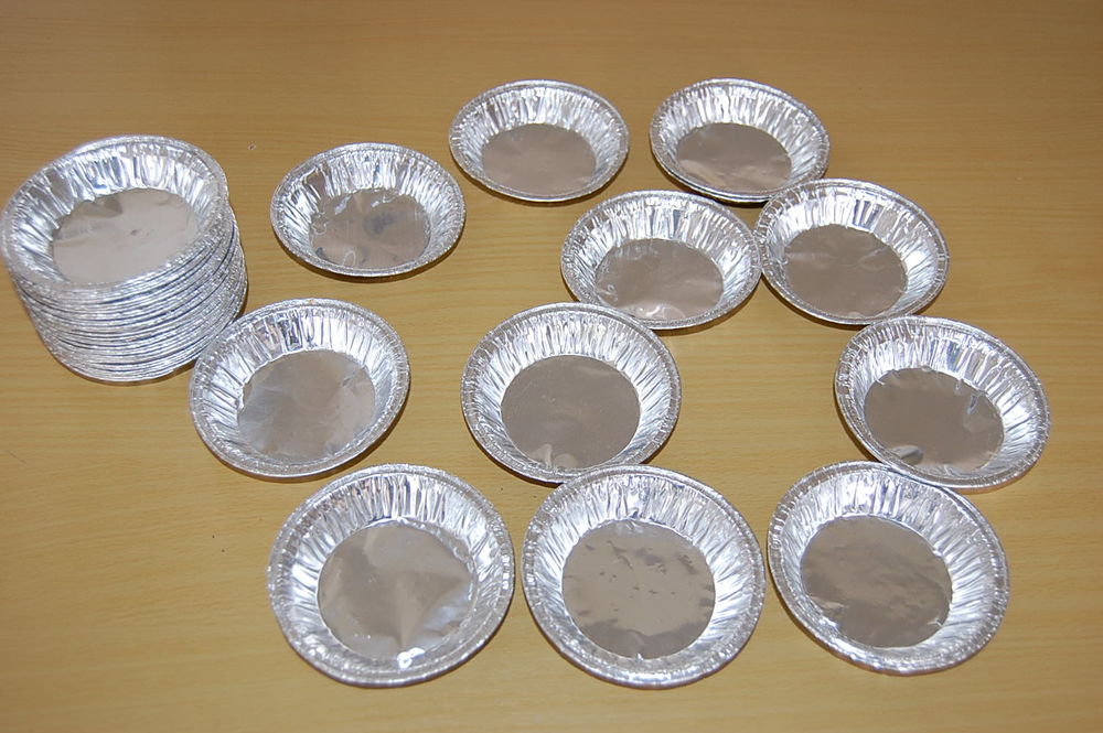 20 moules &agrave; tartelettes jetables Décoration