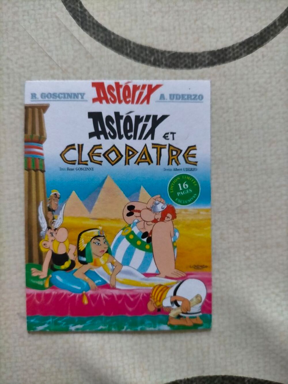magnet Ast&eacute;rix et Cl&eacute;op&acirc;tre 