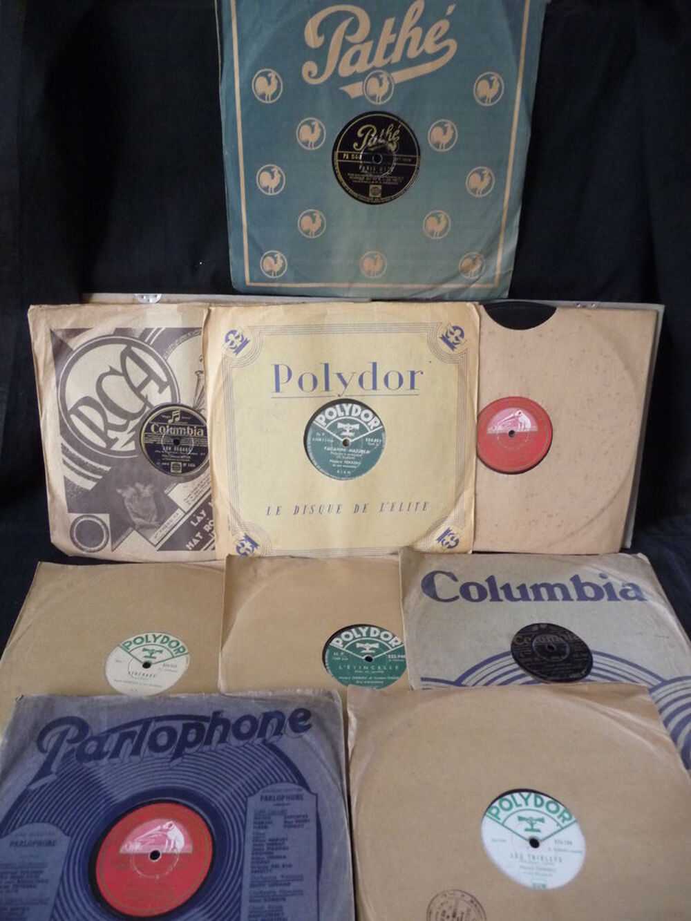 Disques 78 tours - Dont "Lucienne BOYER" 