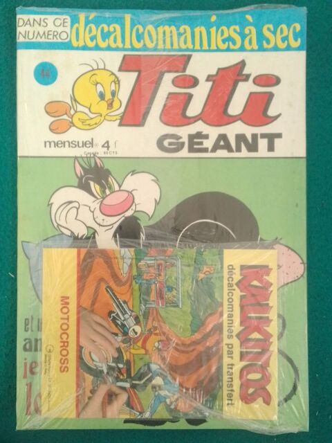 Journal Titi geant n° 44 , neuf avec décalcomanies Boussy-Saint-Antoine (91)
