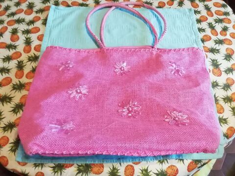 Sac paille ros� fuchsia 10 Noyelles-l�s-Vermelles (62)