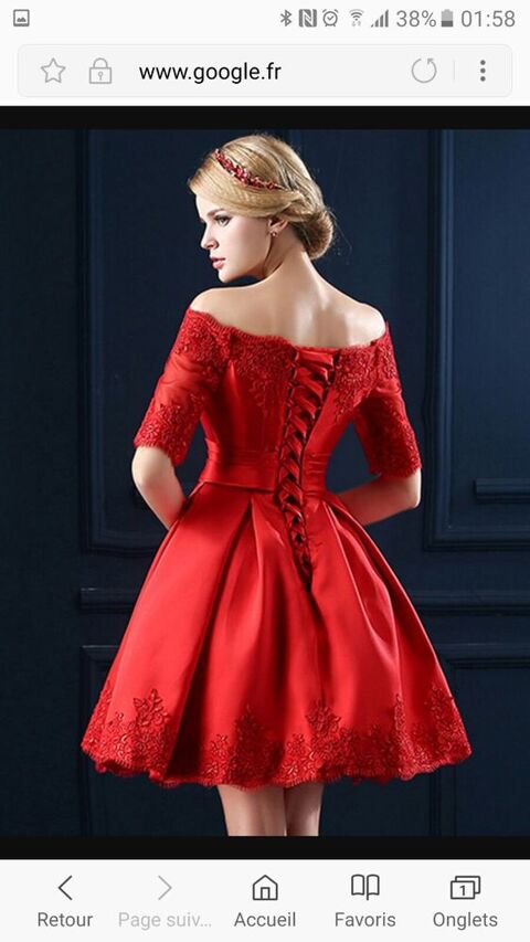 Robe Rouge Patineuse de Crmonie 90 Lamarque (33)