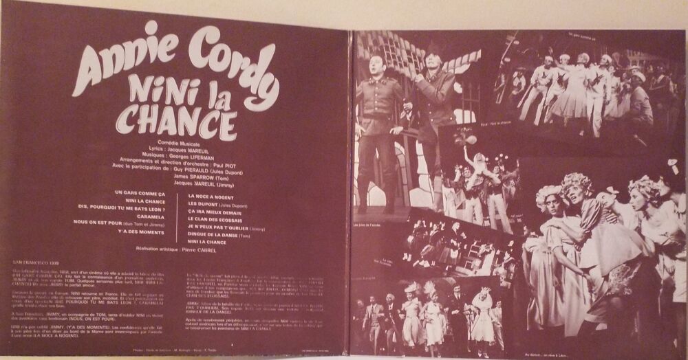 ANNIE CORDY Nini la Chance CD et vinyles