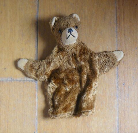 Marionnette � doigts Nounours en peluche et carton - ORTF 15 Argenteuil (95)