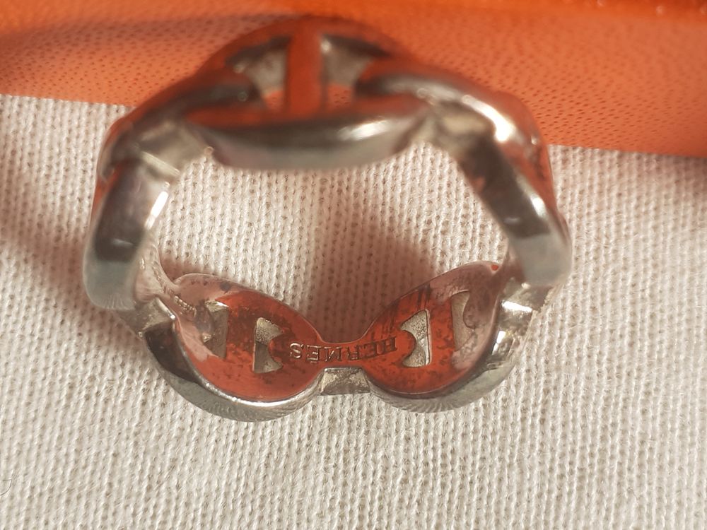 Bague hermes enchainee argent Bijoux et montres