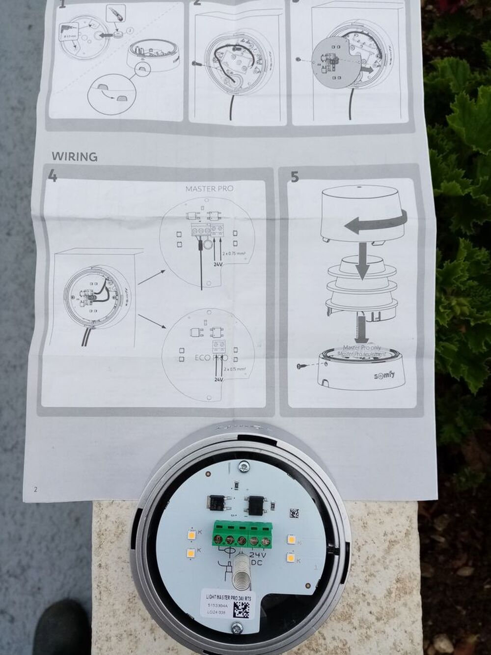 Feu orange led master pro SOMFY antenne RTS, portail ext
Bricolage