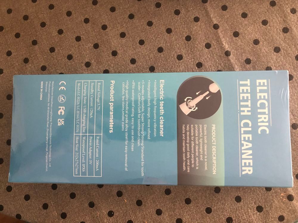 Electric teeth cleaner Vêtements