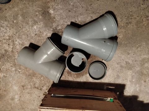 change culotte d'vacuation PVC diamtre 110 et 100  45 0 Durrenbach (67)