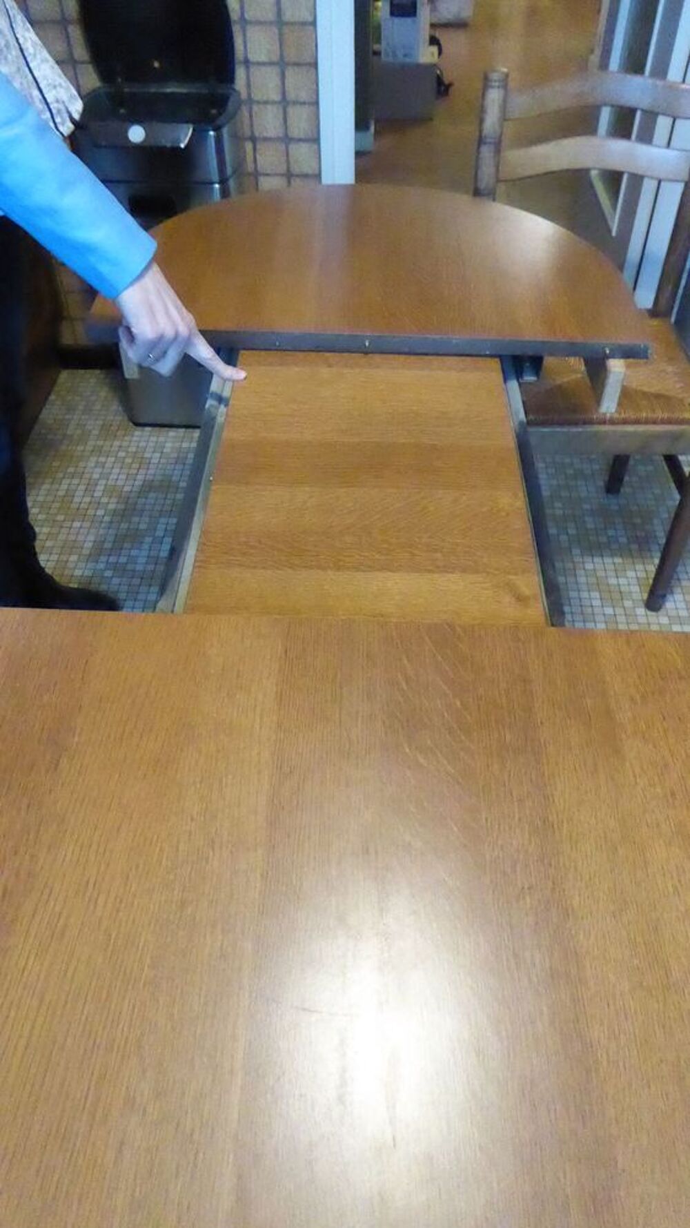 table de cuisine rallonge centrale pivotante Meubles