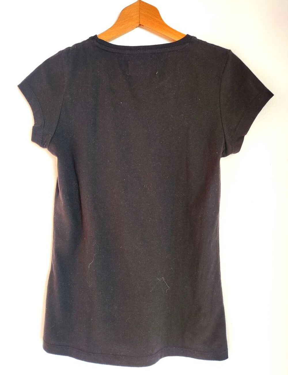 Tee-shirt M/C enfants 14 ans - Noir Vêtements enfants