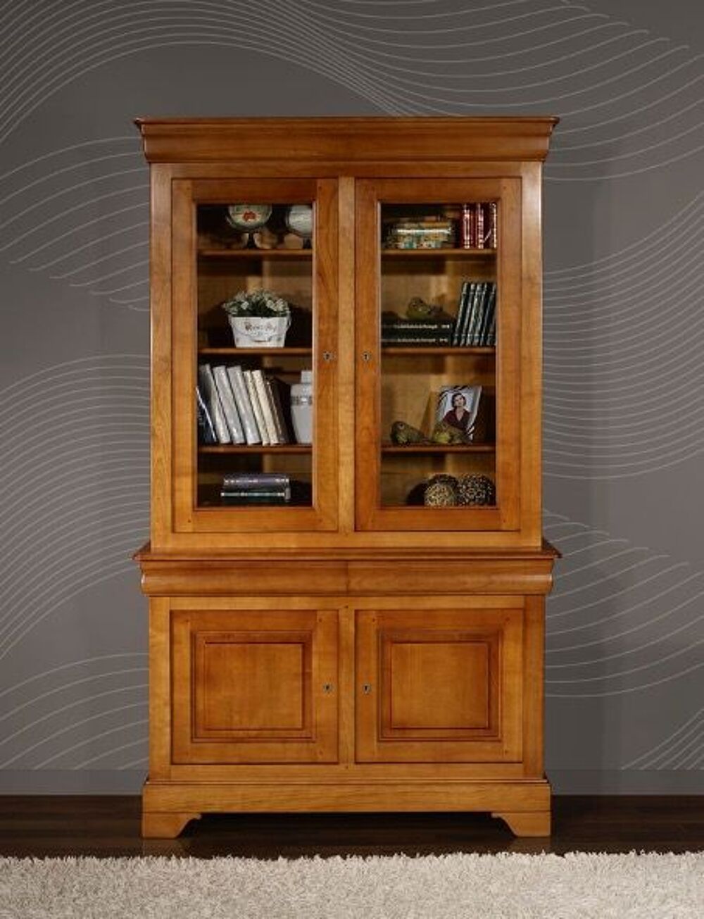 BIBLIOTHEQUE MERISIER MASSIF Meubles