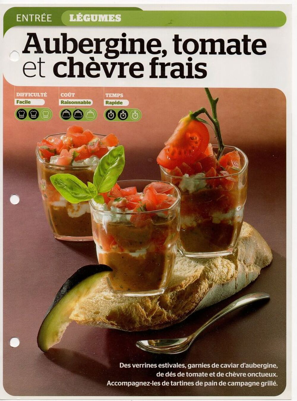 Classeur Verrine: Cuill&egrave;re et petits plats - Editions Atlas Livres et BD