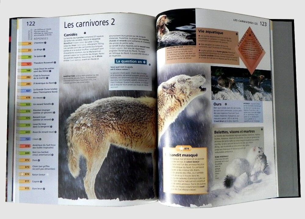 Le monde ANIMAL, le grand QUIZ des connaissances Livres et BD