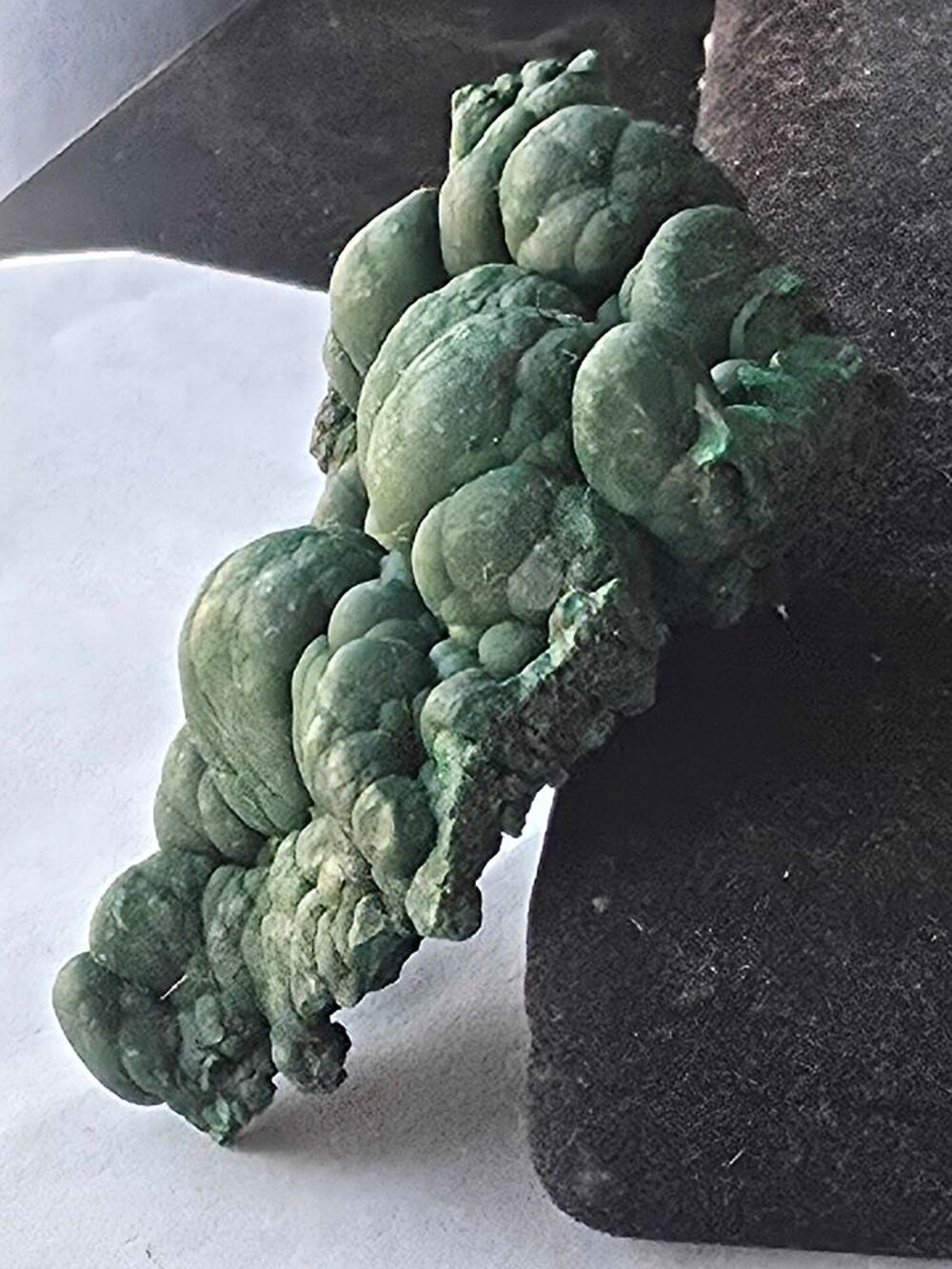 Magnifique Stalactite de Malachite brute du Katanga, RDC-Collection 