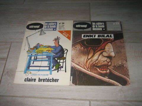 lot les cahiers de la bande dessin�e 24+53 bretecher + bilal 1974 10 C�zy (89)