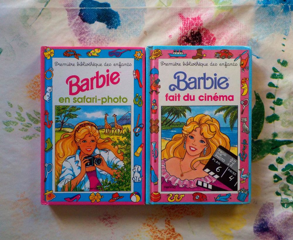 2 BARBIE PREMIERE BIBLIOTHEQUE DES ENFANTS Ed. HEMMA Livres et BD