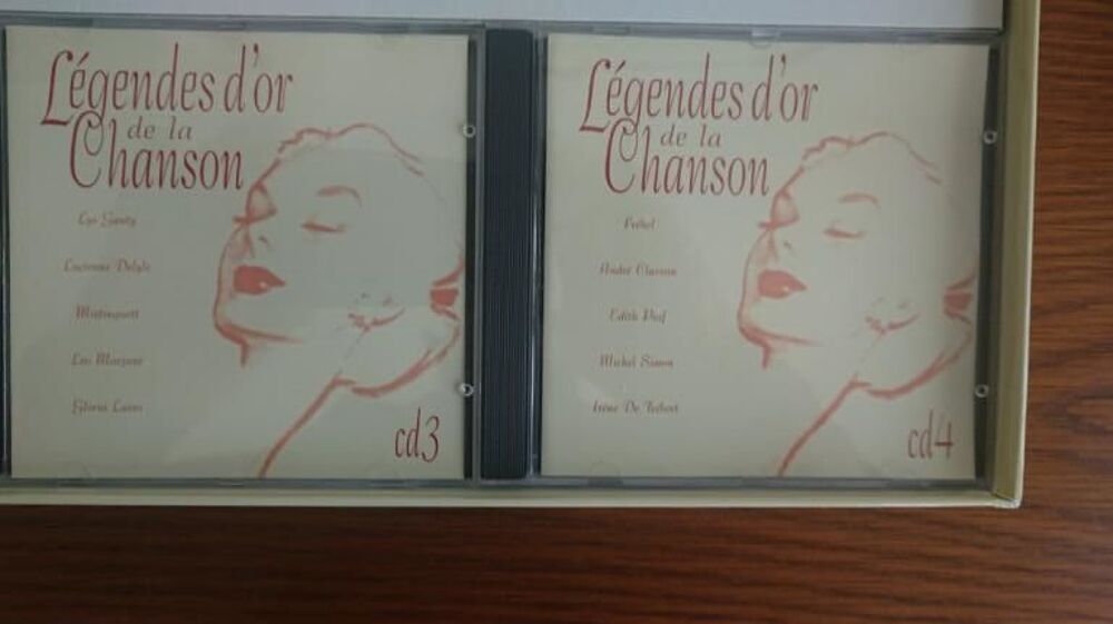 Coffret 4 CD - L&eacute;gendes de la Chanson CD et vinyles