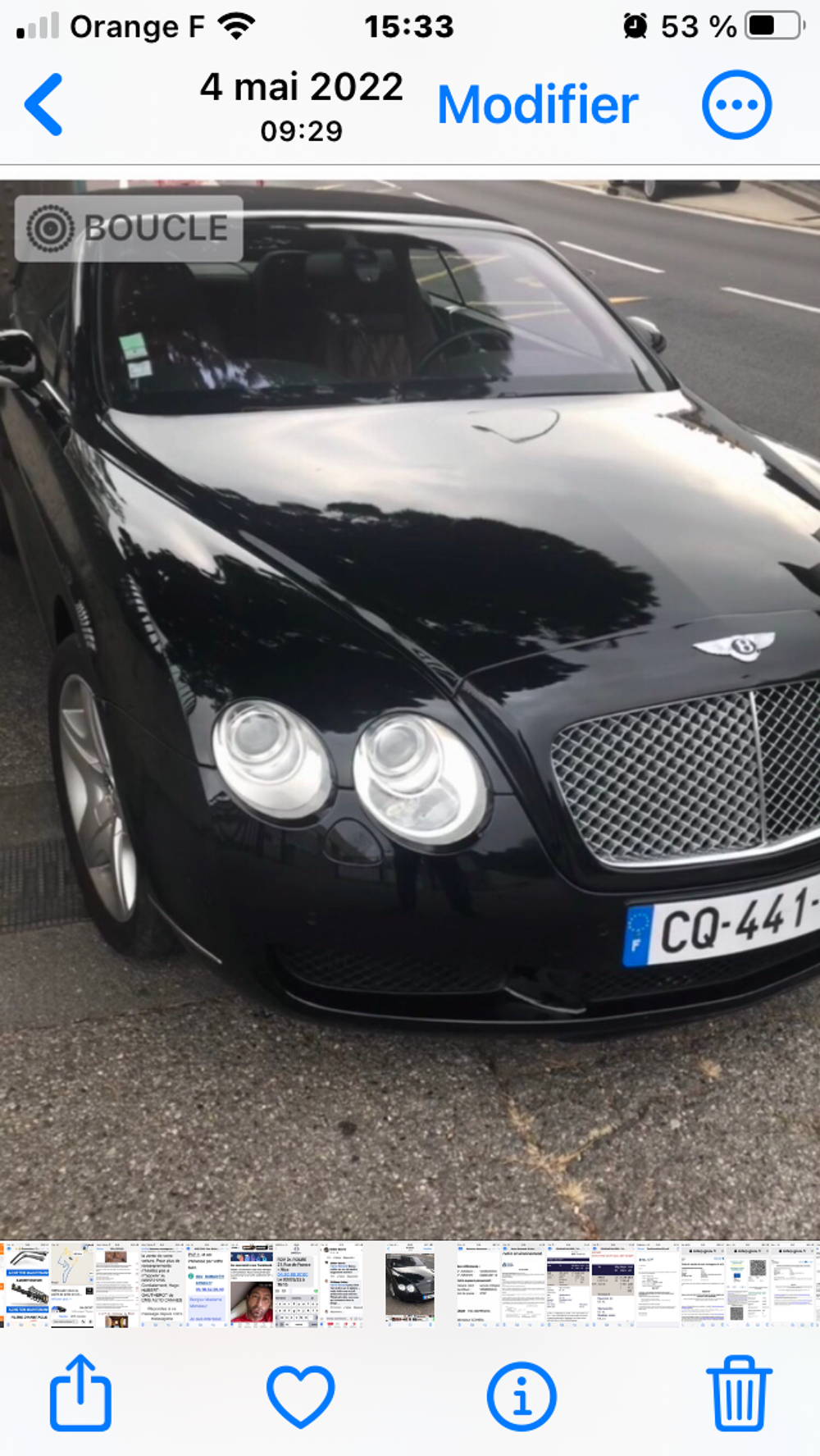 Continental GT C W12 6.0 575 ch A 2007 occasion 06000 Nice