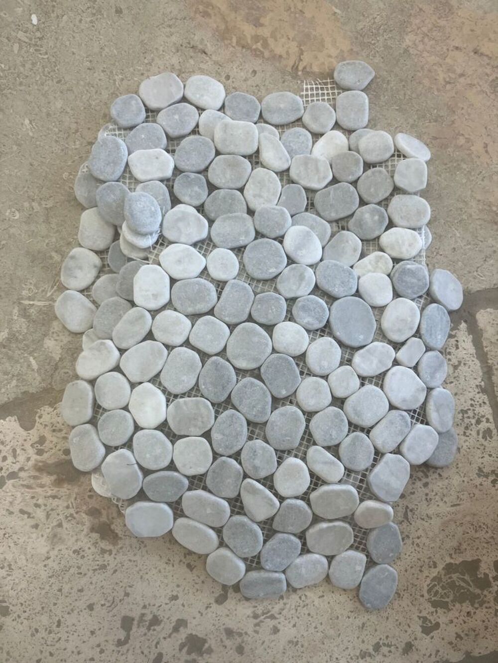 Mosa&iuml;que galet marbre sci&eacute; Bricolage