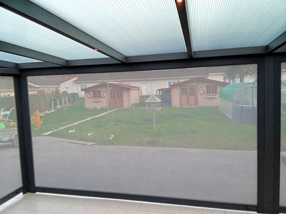 rideau ombrage pour pergola ou v&eacute;randa. Bricolage