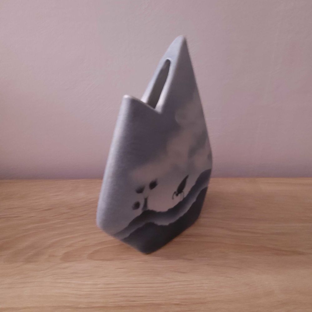 Vase porcelaine ''Virebent'' D�coration